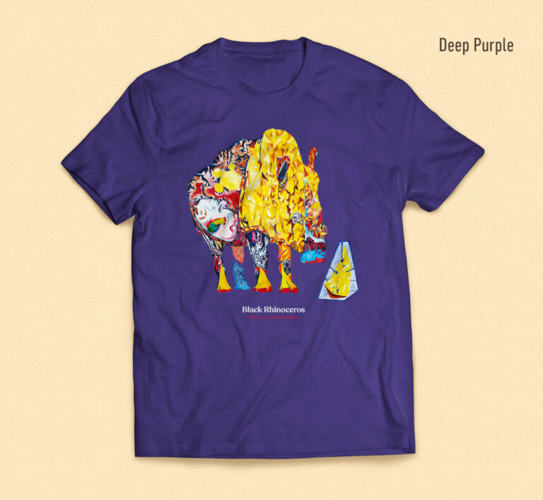 camiseta lila